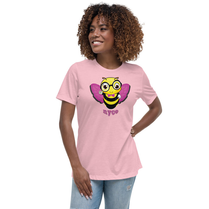 Cute pink BEE NYCE Women's Relaxed T-Shirt