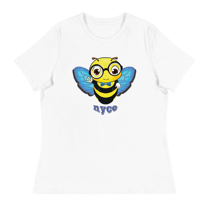 Cute blue BEE NYCE Women's Relaxed T-Shirt