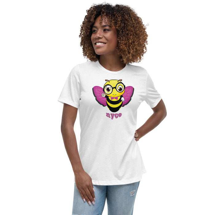 Cute pink BEE NYCE Women's Relaxed T-Shirt